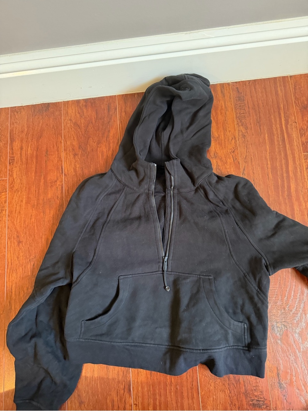 lululemon athletica Scuba Black Half-Zip Hoodie